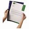 Durable Office Products DuraClip Report Cover, Clip Fastener, 8.5 x 11, Clear/Black, PK25 221401 - alternate 5